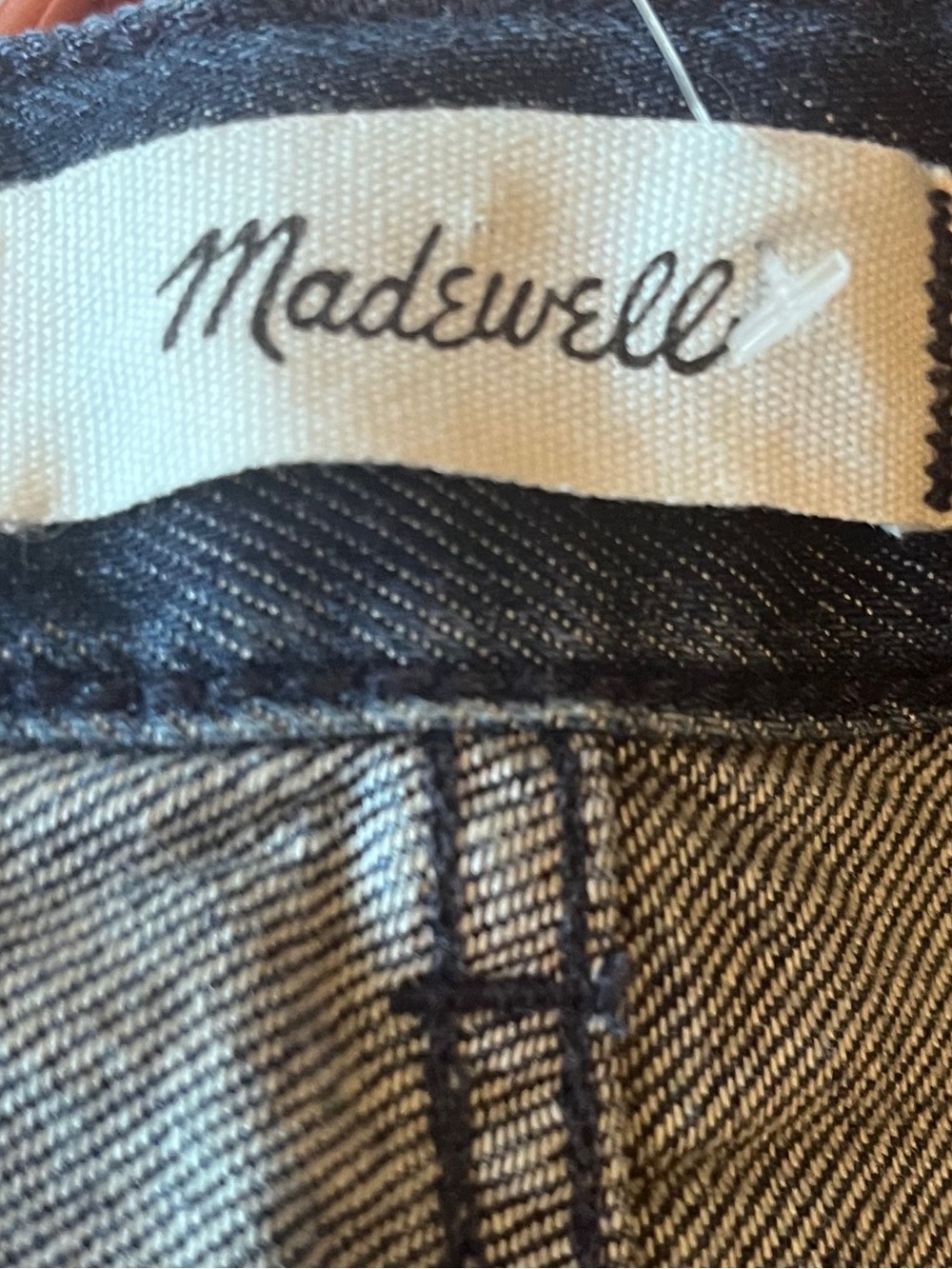 Madewell Low-Slung Baggy Jeans Velvet Drawstring Allenham Wash 30 EUC - Picture 12 of 16